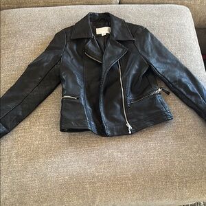 Black Leather Women's Jacket